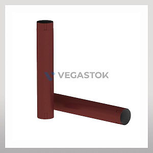 Труба 100мм, коричневый, 3м