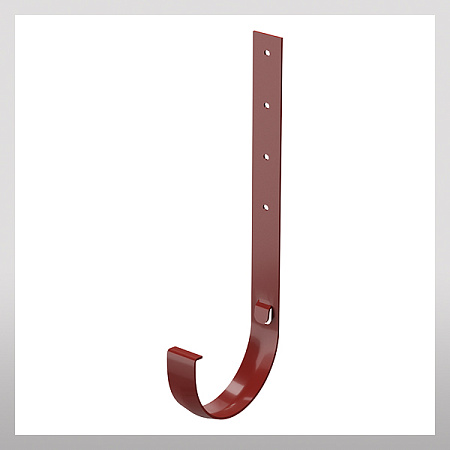 Кронштейн желоба металлический 120*300, красный