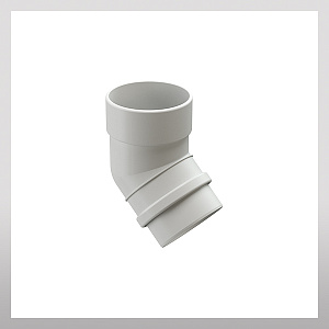 Колено 45гр, пломбир