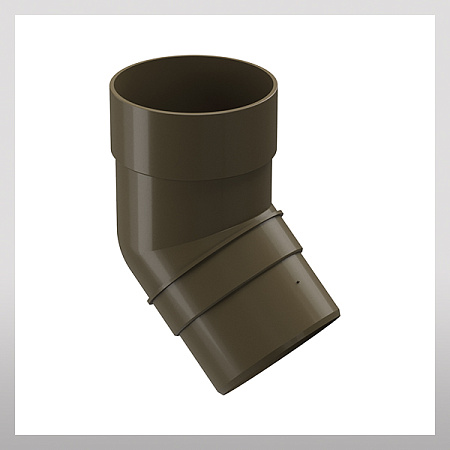 Колено 45гр, каштан