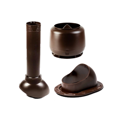 Комплект для фальцевой кровли H-500, утепленный, коричневый