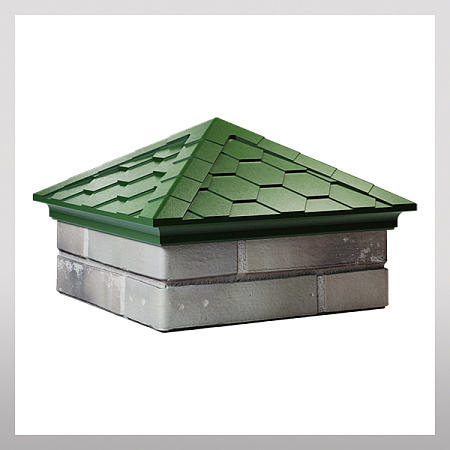 Колпак 390х390, зеленый