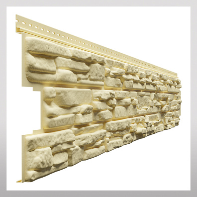 Виниловый сайдинг Docke LUX ROCKY арахис