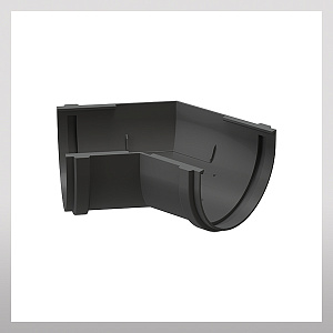 Угловой элемент желоба 135гр, графит