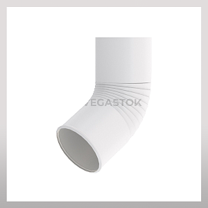 Отмет 100мм гнутый, белый