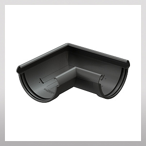 Угловой элемент желоба 90гр, графит