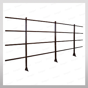 Кровельное ограждение Snegos ЭКОНОМ ПЛЮС, 1200 для парапета