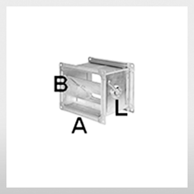 Прямоугольные дроссель-клапаны