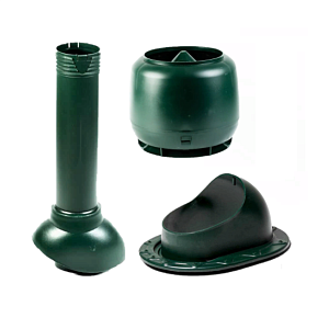 Комплект для фальцевой кровли, неутепленный, зеленый