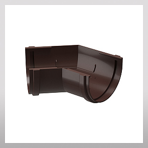 Угловой элемент желоба 135гр, шоколад