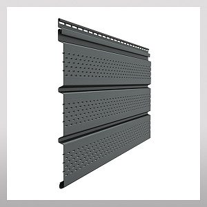 Софит Premium перфорированный, графит