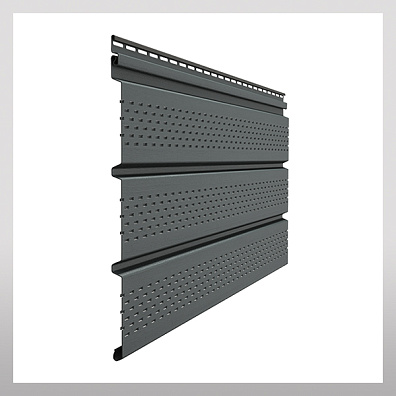 Софит Premium перфорированный, графит