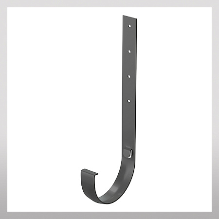 Кронштейн желоба металлический 120*300, серый