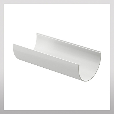 Желоб водосточный 3м, белый