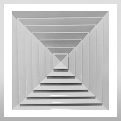 Квадратный потолочный диффузор