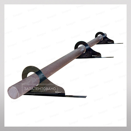 Снегозадержатель Snegos Бревно ПОЛИМЕР для гибкой черепицы