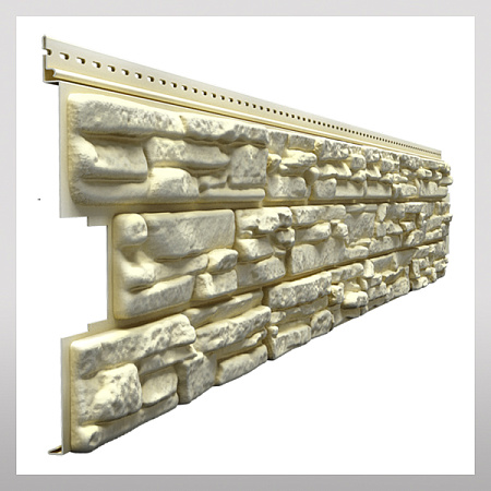 Виниловый сайдинг Docke LUX ROCKY кешью