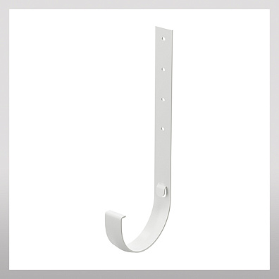 Кронштейн желоба металлический 300мм, пломбир