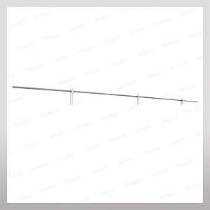 ТРУБКА плоскоовальная 30х15 к ограждению Эконом плюс ОЦ. 