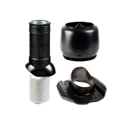 Комплект для кровли из профиля 20, H-700, утепленный, черный