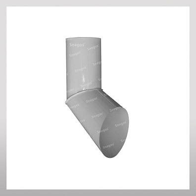 Колено сливное, оц. (от 150 мм)