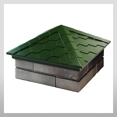 Колпак 390х390, зеленый