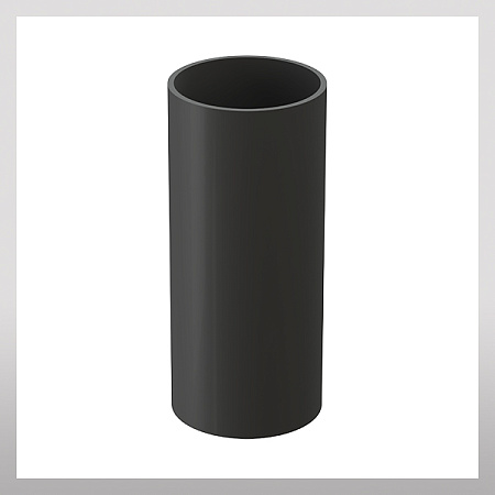 Труба водосточная 1м, графит