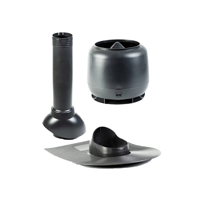 Комплект для битумной кровли, неутепленный, графитовый