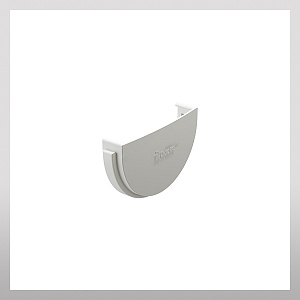 Заглушка желоба, белый