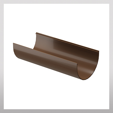 Желоб водосточный 3м, светло-коричневый