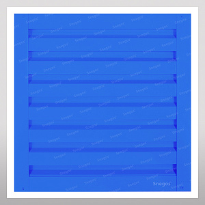 Вентиляционная решетка Snegos накладная квадратная