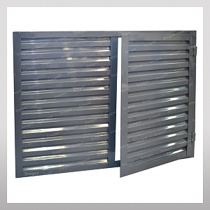 Вентиляционная решетка Snegos накладная с перемычкой и открыванием в одну сторону