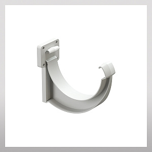 Кронштейн желоба ПВХ, пломбир