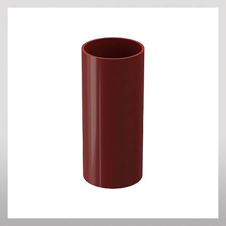 Труба водосточная 1м, красный