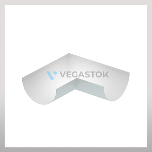 Желоб угловой 90гр 125мм, белый