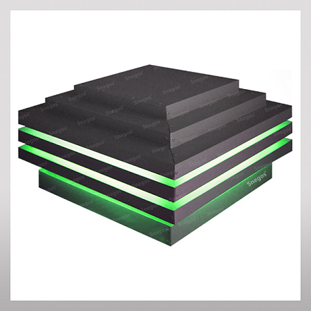 Колпак Snegos ХАЙТЕК Light на столб забора