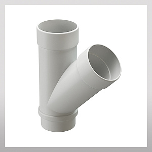 Тройник 45гр, пломбир