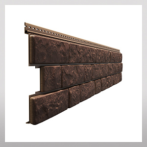 Виниловый сайдинг Docke LUX BERGART кедровый орех