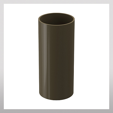 Труба водосточная 1м, каштан