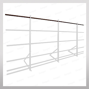 ТРУБКА круглая диам. 25мм к ограждению Эконом плюс 